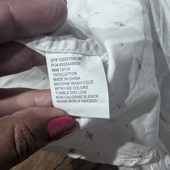 Ely Cattleman White Aztec Pearl Snap Shirt Mens 2XL Cowboy Western Long Sleeve - Picture 7 of 15